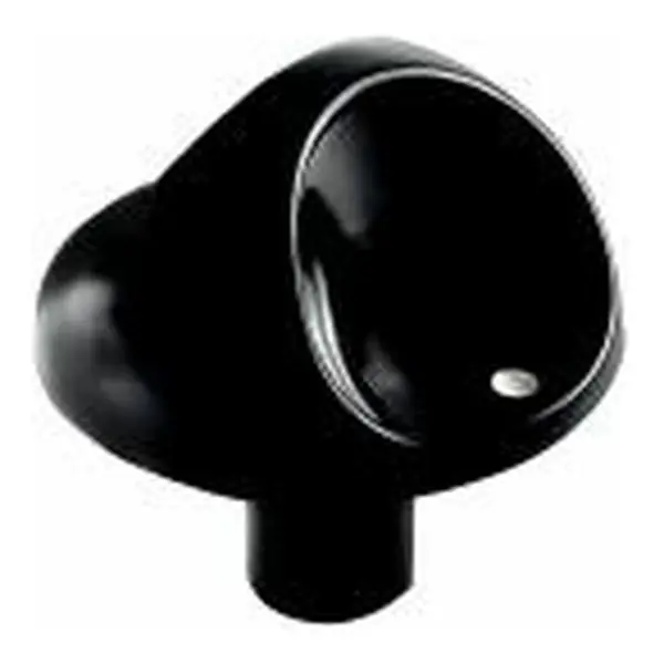 Perilla diseño curvo 45 mm negra (PC) Copreci Abba