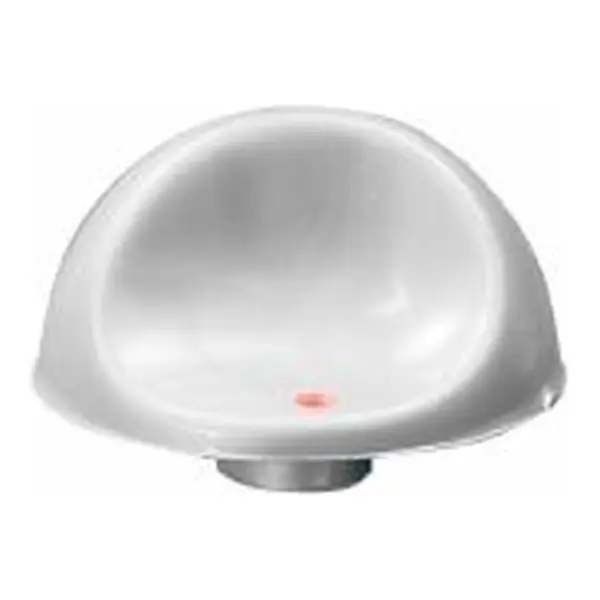 Perilla válvula protección termoeléctrica 31mm silver PC punto rojo Abba