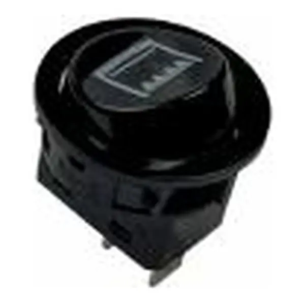Interruptor gratinador negro Abba