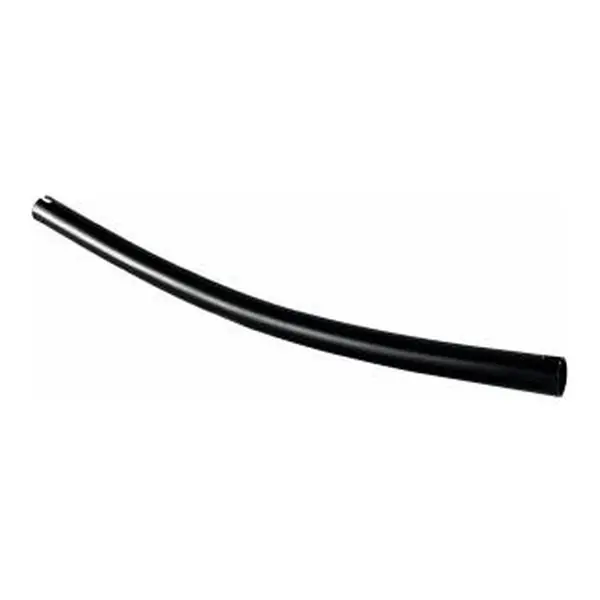 Tubo manija curva cabezal frontal 380 mm negro Abba
