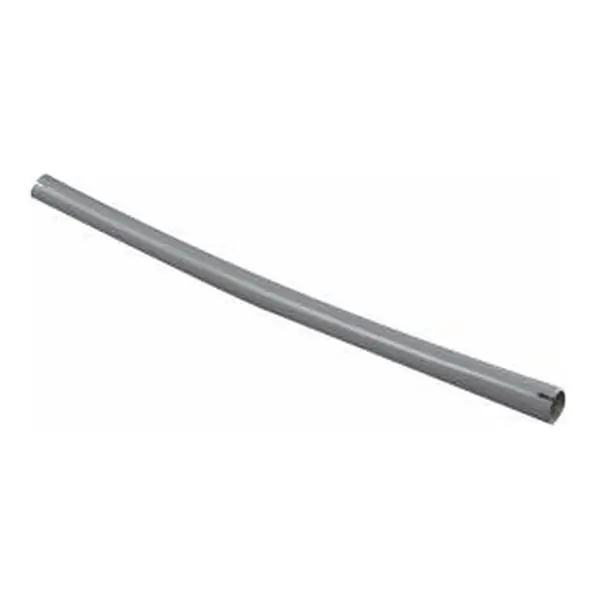 Tubo manija curva cabezal frontal 380 mm gris Abba