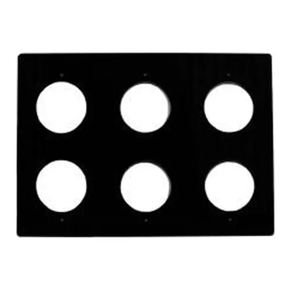 Vidrio mesa cocina 30″ negro Abba