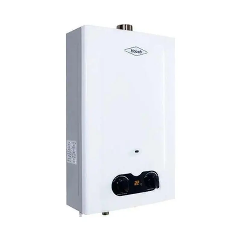 Calentador de paso a gas Haceb Bambú 10 L tiro natural