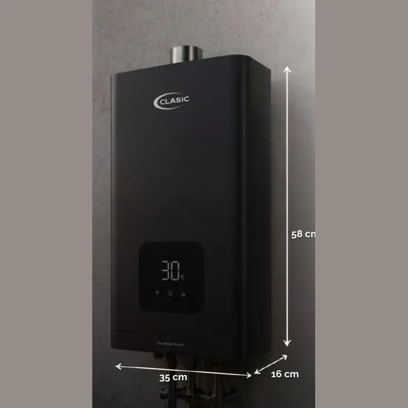 Calentador de paso CLASIC 16 L tiro forzado