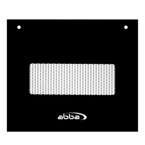 Vidrio Mesa Cubierta 30" 5C 760x520 Negro