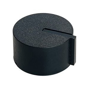 Perilla 20mm LDK 0 Negra Policarbonato x2